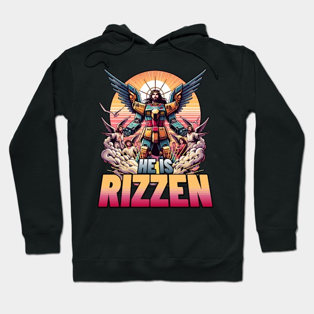 He is Rizzen! Mech Jesus! Hoodie by BankaiChu